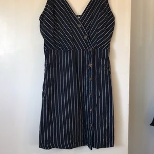 Blue and white striped dress - NEVER WORN